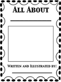 All About ... Book Template