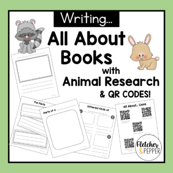 Preview of All About Books / Animal Research / QR Codes!