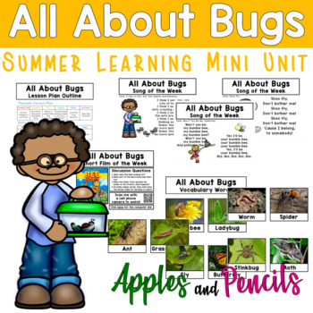 Preview of All About Bugs - Summer Learning Mini Unit