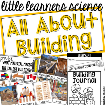 Preview of All About Building - Science for Little Learners (preschool, pre-k, & kinder)