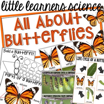 Preview of All About Butterflies - Science for Little Learners (preschool, pre-k, & kinder)