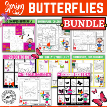 Preview of All About Butterflies THE BIG BUNDLE Spring Activities +BONUS