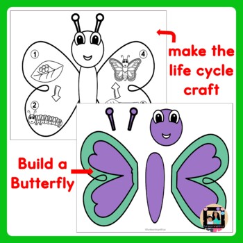 All About Butterfly Life Cycle Craft & Flip Book by Fun Learning With Us