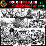All About CHRISTMAS #2 Coloring Pages-  {AAA}