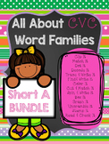 All About CVC Word Families SHORT A BUNDLE