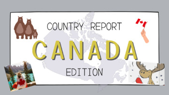 Preview of All About Canada - Kid's Edition | ESL Classrooms | Canada Day | PowerPoint