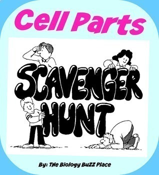 Cell Organelles Scavenger Hunt-Distance Learning by The Biology Buzz Place