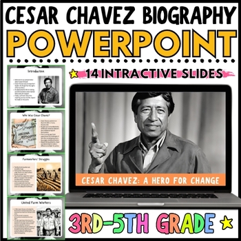Preview of Cesar Chavez Biography in Spanish | Biografía de César Chávez