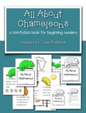 All About Chameleons a non fiction book for beginning readers