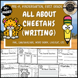 All About Cheetahs Writing Nonfiction Cheetah Unit PreK Ki
