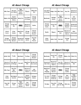 Your Chicago Cubs Bingo Scorecard