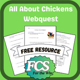 All About Chickens Webquest & Labeling