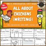 All About Chickens Writing Chicken Unit Farm PreK Kinderga