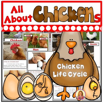 Preview of All About Chickens and The Life Cycle of a Chicken | Chicken Life Cycle