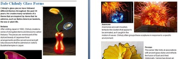 Preview of Art History: All About Chihuly & Glassblowing!