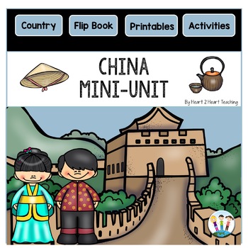 Preview of All About China Activities Mini-Unit Worksheets & Flipbook | China Country Study