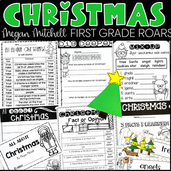 Preview of Christmas Nonfiction Mini Unit Holidays Around the World