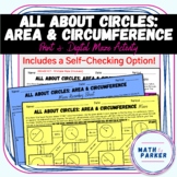 All About Circles: Area & Circumference Maze (Print, Digit