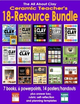 Preview of All About Clay: Ceramic Teachers' 18-Resource Bundle