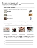 All About Clay Worksheet