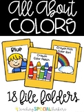 All About Colors File Folders