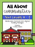 All About Communities: CCSS Aligned Leveled Passage and Ac