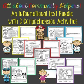 Preview of All About Community Helpers: Informational Text