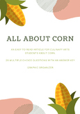 All About Corn: A Culinary Arts Bundle/Emergency Sub Plans