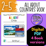 All About Countries Book | Hispanic Heritage Month | Asian
