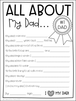 All About Dad SURVEY