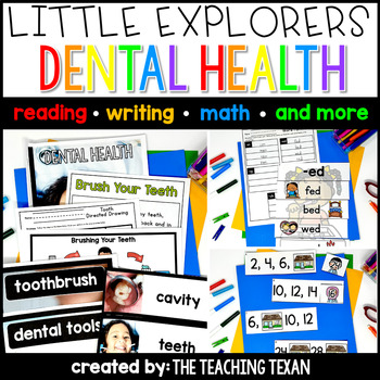 Preview of All About Dental Health, Brushing Teeth | Non-Fiction Literacy, Math, Science