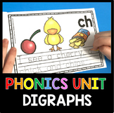 All About Digraphs - Phonics Unit - Digraph Worksheets - L