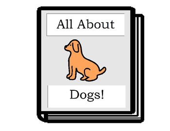 Preview of All About Dogs - Social Story Book