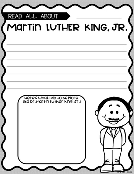 All About: Dr. Martin Luther King, Jr. - Graphic Organizers (Facts) by KJMc