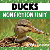 All About Ducks Nonfiction Unit