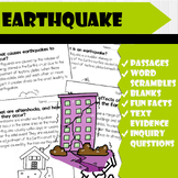All About EARTHQUAKE | Science Reading Comprehensions, and
