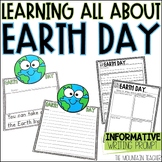 All About Earth Day Craft and April Writing Prompt for Ear