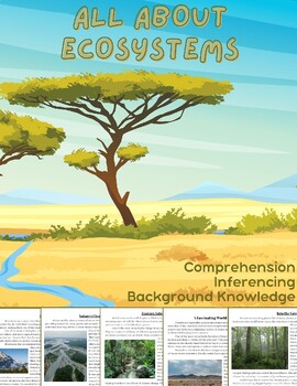 Preview of All About Ecosystems - 11 Nonfiction Articles Short Answer Graphic Organizers