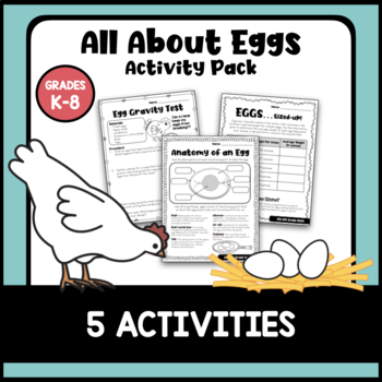 Preview of All About Eggs Activity Pack