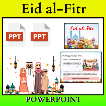 Preview of All About Eid Al-Fitr & Ramadan Lesson PowerPoint Presentation ( Eid Al-Fitr )