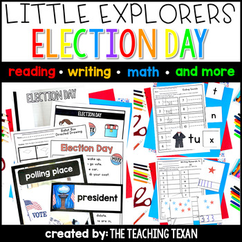 Preview of All About Election Day, Presidents, Voting | Non-Fiction Literacy, Math, Science