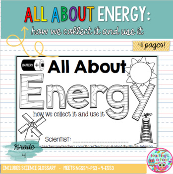 Preview of All About Energy NGSS mini-book
