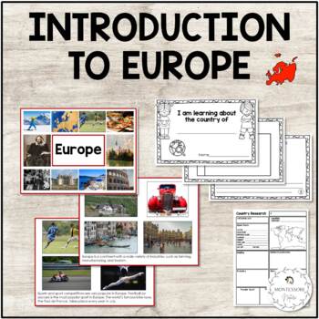 Preview of Discovering Europe Introductory Cards Reading Exercises Research Activities