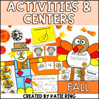 Preview of All About Fall & Autumn Unit - Math, Literacy, Science, Writing, and MORE!