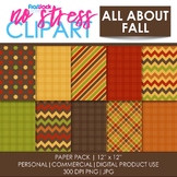 All About Fall Digital Papers