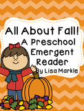 All About Fall Emergent Reader for Preschool and Kindergarten