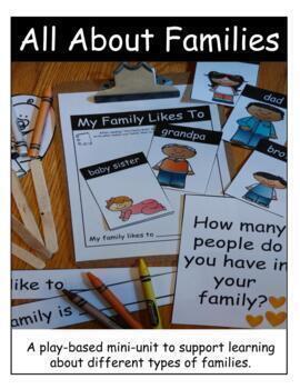 Preview of All About Families: Mini-Unit