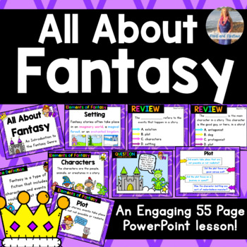 Preview of All About Fantasy - An Intro To Fantasy Genre (PowerPoint)