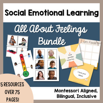 Preview of All About Feelings Bilingual Social Emotional Learning Bundle