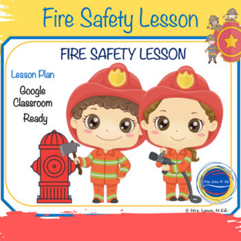 Preview of All About Fire Safety Lesson First Grade